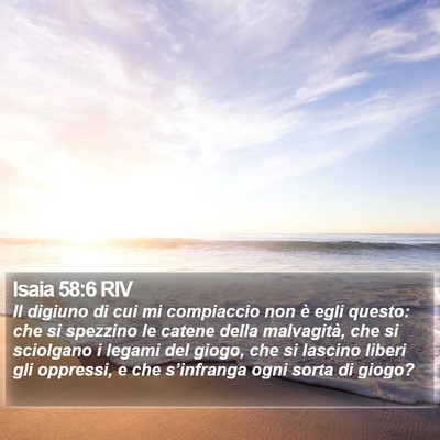 Isaia 58:6 RIV Bible Verse Image