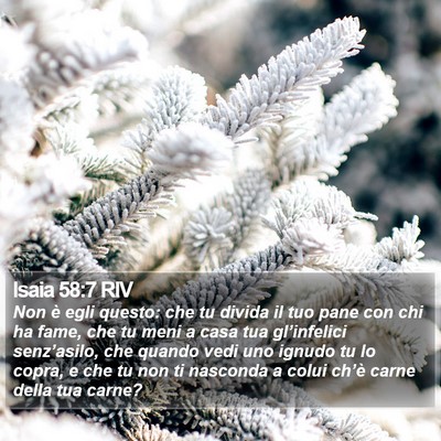 Isaia 58:7 RIV Bible Verse Image