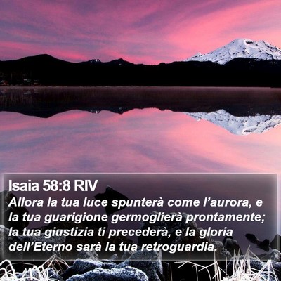 Isaia 58:8 RIV Bible Verse Image