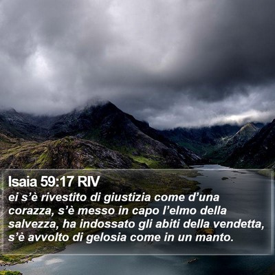 Isaia 59:17 RIV Bible Verse Image