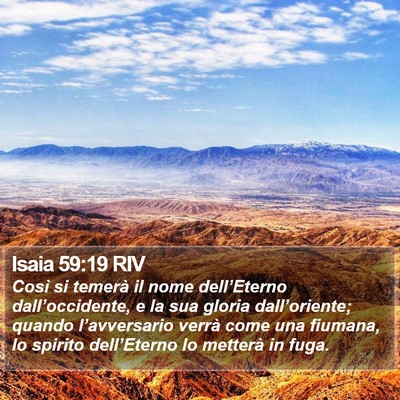 Isaia 59:19 RIV Bible Verse Image