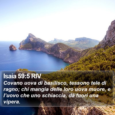 Isaia 59:5 RIV Bible Verse Image