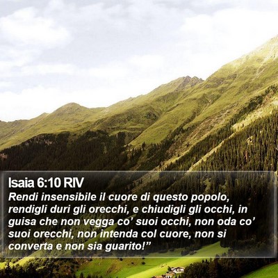 Isaia 6:10 RIV Bible Verse Image