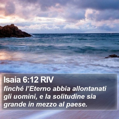 Isaia 6:12 RIV Bible Verse Image