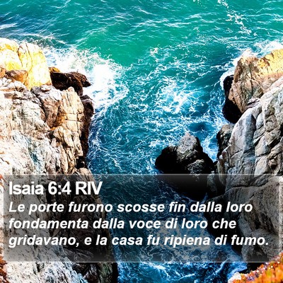 Isaia 6:4 RIV Bible Verse Image