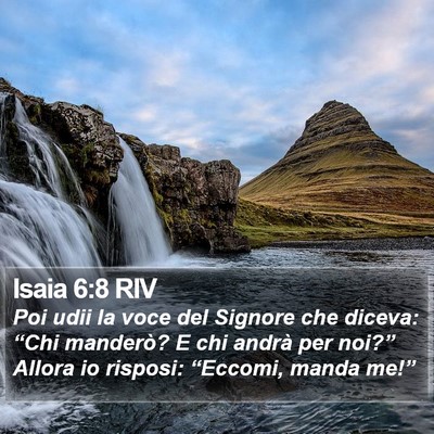 Isaia 6:8 RIV Bible Verse Image