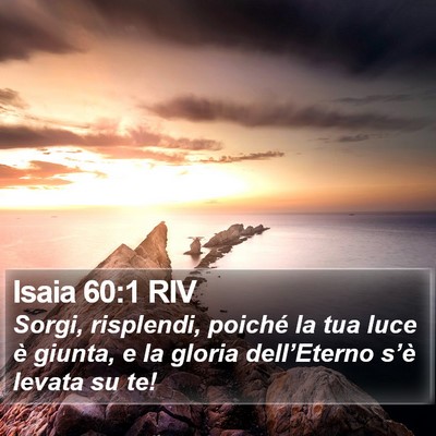 Isaia 60:1 RIV Bible Verse Image