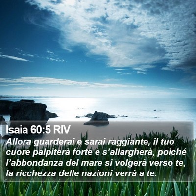 Isaia 60:5 RIV Bible Verse Image