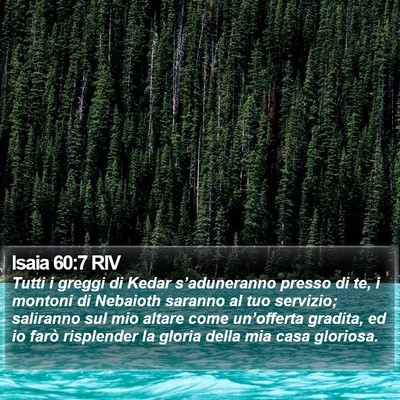Isaia 60:7 RIV Bible Verse Image
