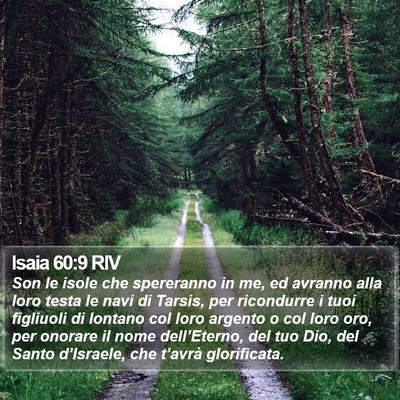 Isaia 60:9 RIV Bible Verse Image