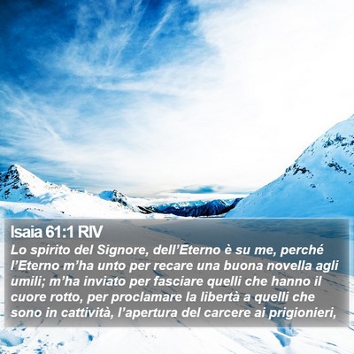 Isaia 61:1 RIV Bible Verse Image