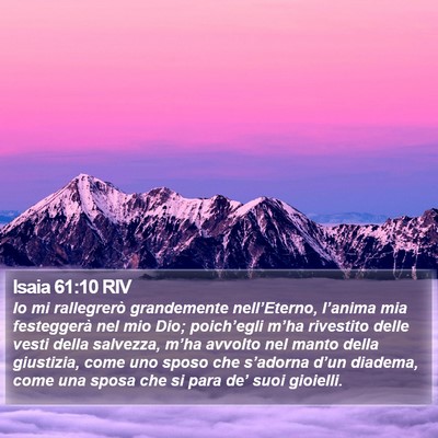 Isaia 61:10 RIV Bible Verse Image