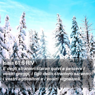 Isaia 61:5 RIV Bible Verse Image