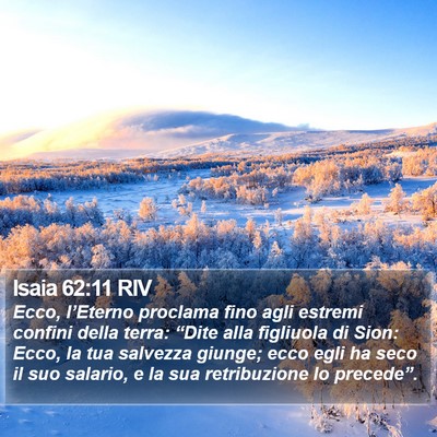 Isaia 62:11 RIV Bible Verse Image