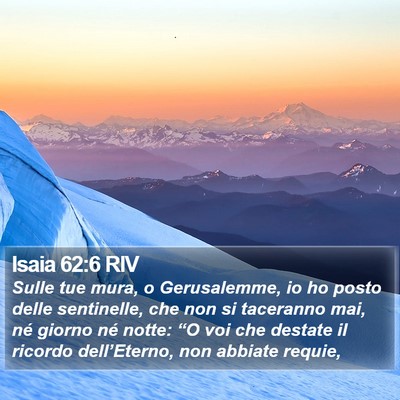 Isaia 62:6 RIV Bible Verse Image