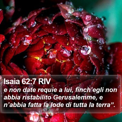 Isaia 62:7 RIV Bible Verse Image