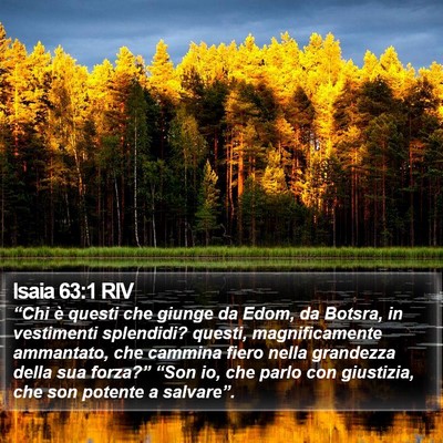 Isaia 63:1 RIV Bible Verse Image