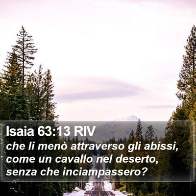 Isaia 63:13 RIV Bible Verse Image