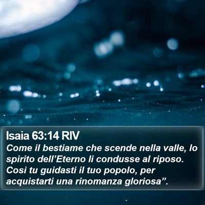 Isaia 63:14 RIV Bible Verse Image