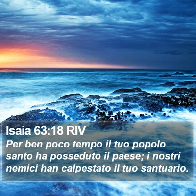 Isaia 63:18 RIV Bible Verse Image