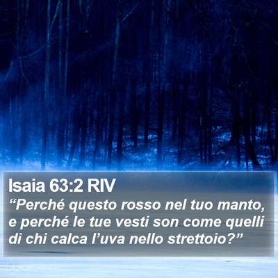 Isaia 63:2 RIV Bible Verse Image