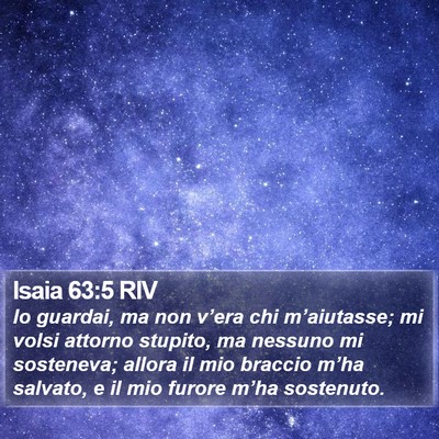 Isaia 63:5 RIV Bible Verse Image