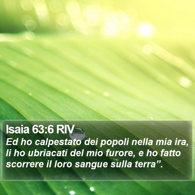 Isaia 63:6 RIV Bible Verse Image