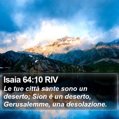 Isaia 64:10 RIV Bible Verse Image