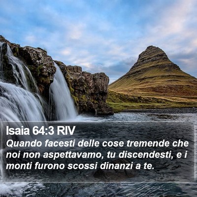 Isaia 64:3 RIV Bible Verse Image