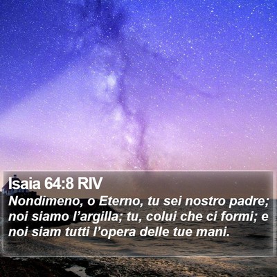 Isaia 64:8 RIV Bible Verse Image