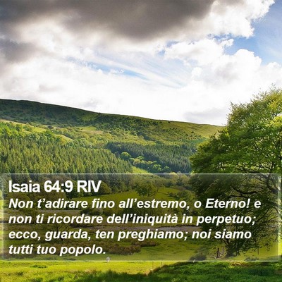 Isaia 64:9 RIV Bible Verse Image