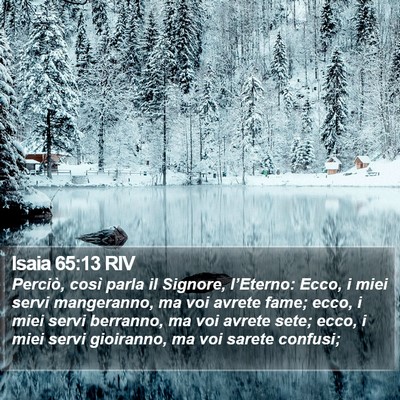 Isaia 65:13 RIV Bible Verse Image