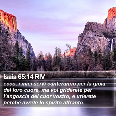Isaia 65:14 RIV Bible Verse Image