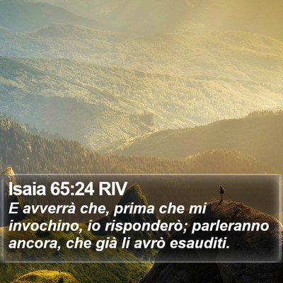 Isaia 65:24 RIV Bible Verse Image