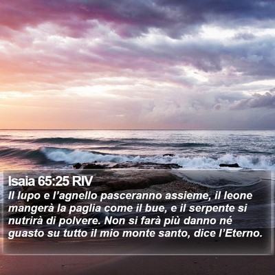 Isaia 65:25 RIV Bible Verse Image