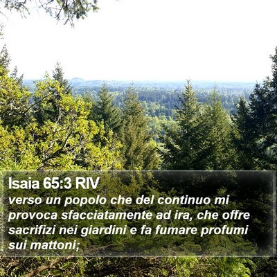 Isaia 65:3 RIV Bible Verse Image