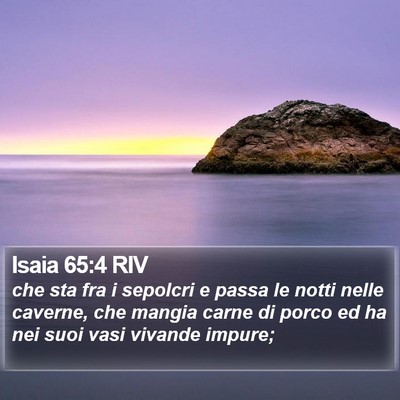 Isaia 65:4 RIV Bible Verse Image