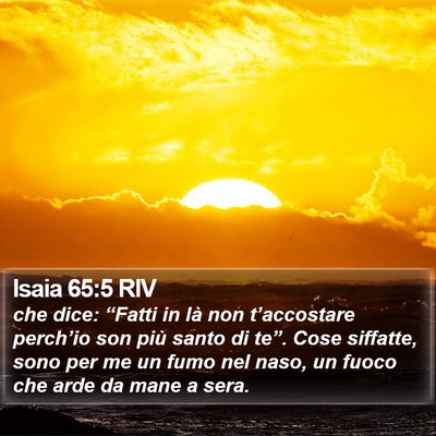 Isaia 65:5 RIV Bible Verse Image