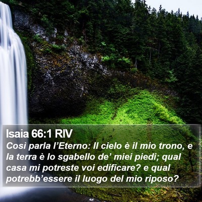 Isaia 66:1 RIV Bible Verse Image