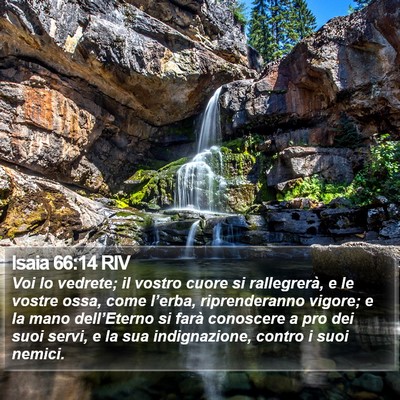 Isaia 66:14 RIV Bible Verse Image