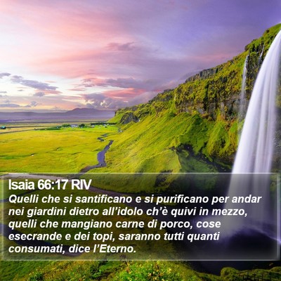 Isaia 66:17 RIV Bible Verse Image