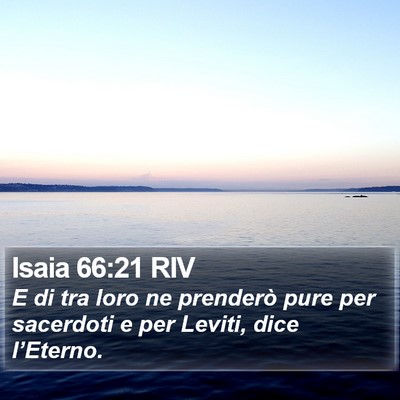 Isaia 66:21 RIV Bible Verse Image