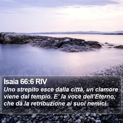 Isaia 66:6 RIV Bible Verse Image