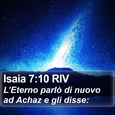 Isaia 7:10 RIV Bible Verse Image