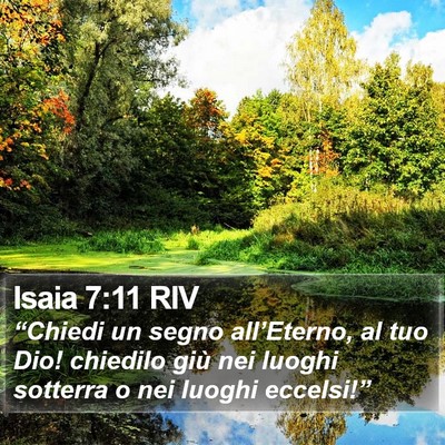 Isaia 7:11 RIV Bible Verse Image