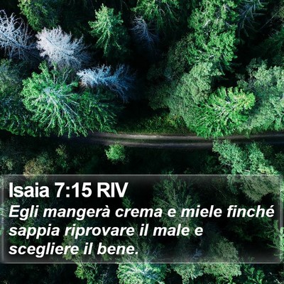 Isaia 7:15 RIV Bible Verse Image