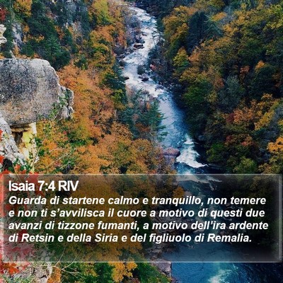 Isaia 7:4 RIV Bible Verse Image