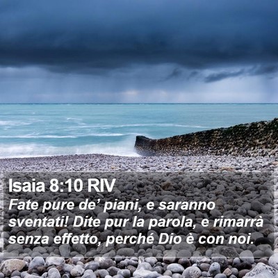 Isaia 8:10 RIV Bible Verse Image