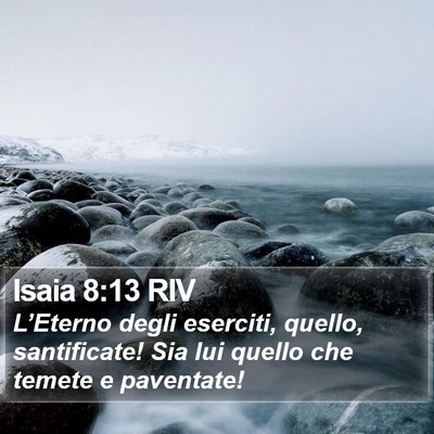 Isaia 8:13 RIV Bible Verse Image