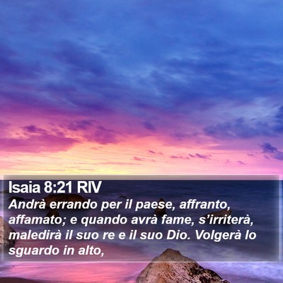 Isaia 8:21 RIV Bible Verse Image